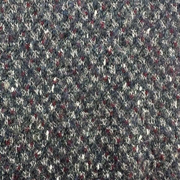 Vintage Racquet Men's Sweater Medium Gray Made in Italy Angora Wool Grandpacore - Picture 9 of 13